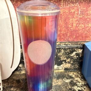 Starbucks Multicolor Tumbler with Logo